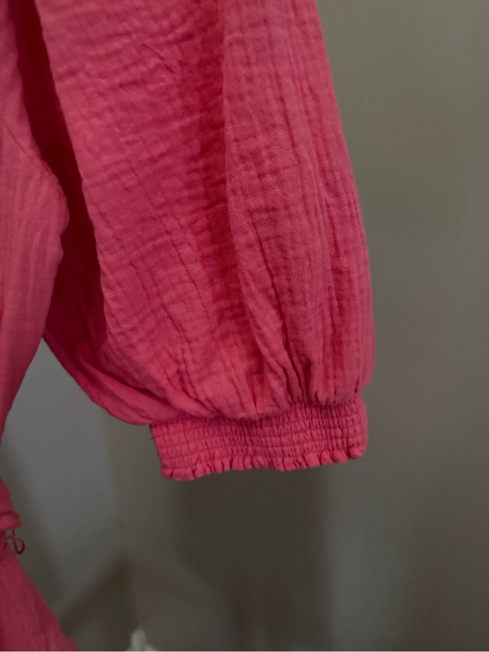 Boden Coral Pink Ada Double cloth Button-Down Tie-Waist Midi Shirt Dress - Picture 5 of 5